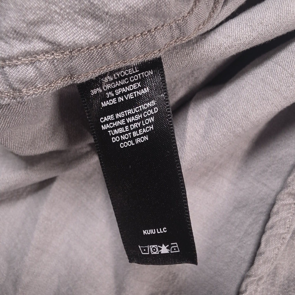 KUIU Performance Shirt Mens M Gray Long Sleeve Dual Chest Pockets Workwear - Picture 11 of 13